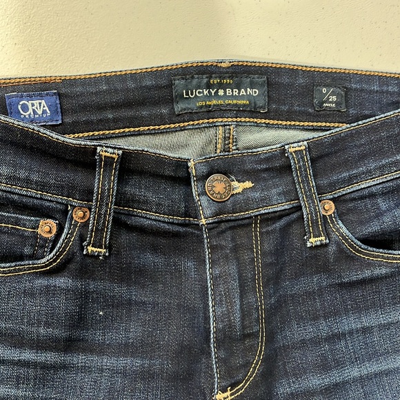 Lucky Brand Jeans size 0/25 Ankle - Picture 2 of 5